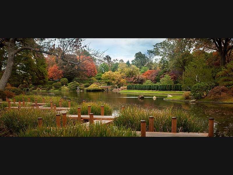 Japanese Garden Path (Panorama)